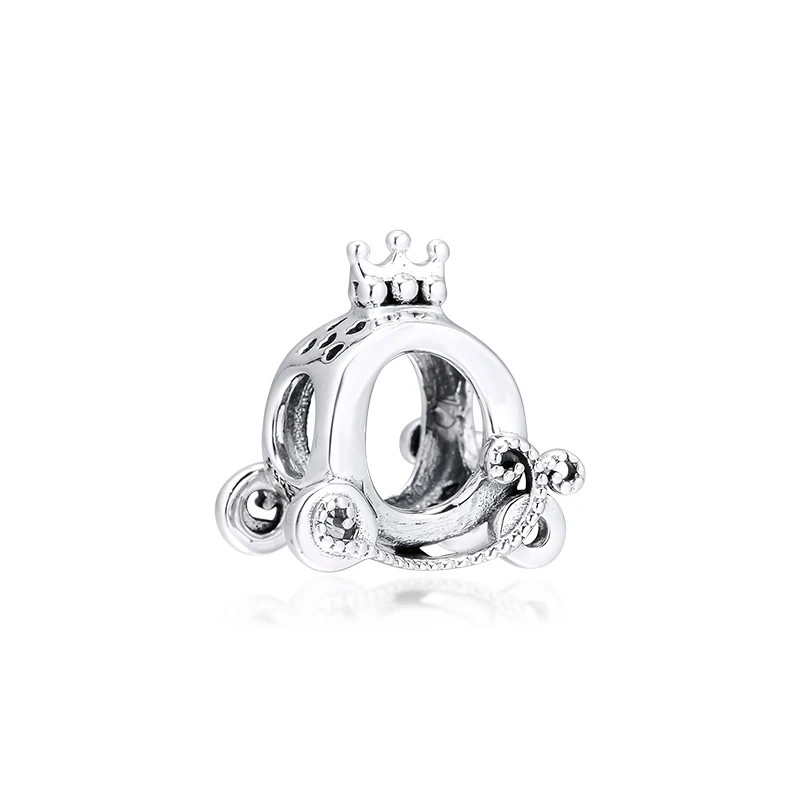 Preise Perlen Für Schmuck Machen Poliert Crown O Wagen Charme Passt Sterling Silber Charms Armband   Armreif Mode Weibliche DIY Perlen