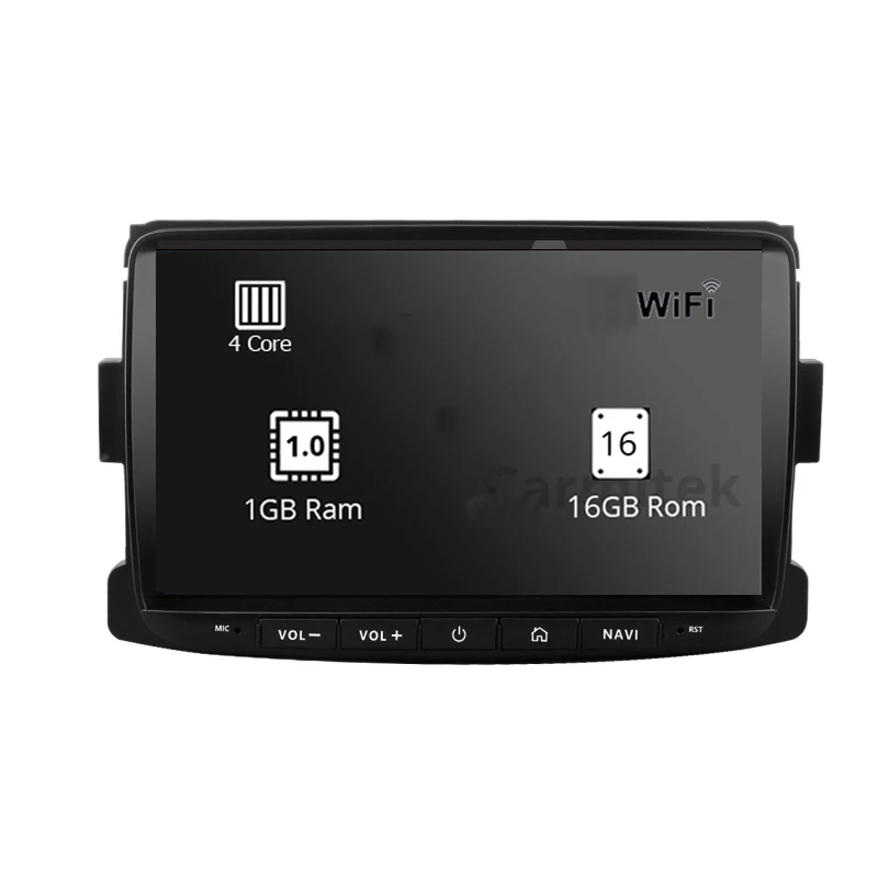 DSP Android стерео автомобильный gps Радио мультимедийный плеер для Dacia Sandero Duster Renault DOKKER Captur Lada Xray Logan магнитофон - Цвет: 1GB 16GB