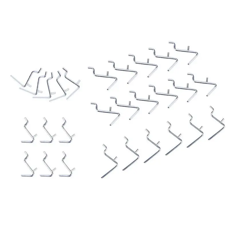 LIXF 50 шт. Pegboard стеллажи крючки и органайзер ассортимент