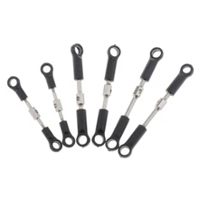 6 teile/satz Metall Lenkgestänge Pull Stangen für Wltoys 144001 1/14 RC Buggy Teile
