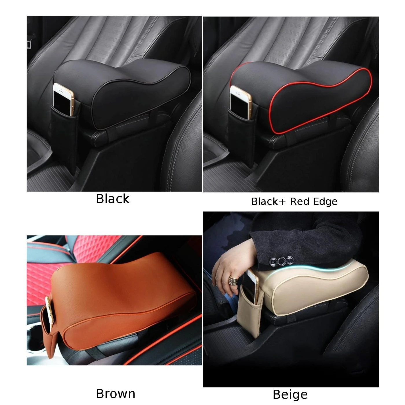 Интерьер автомобиля подлокотник Pad центр коробка подушка для Honda/toyota/Chevrolet