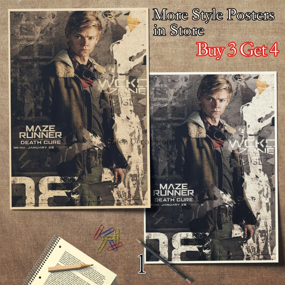 Maze Runner 4 by Movie Poster Prints