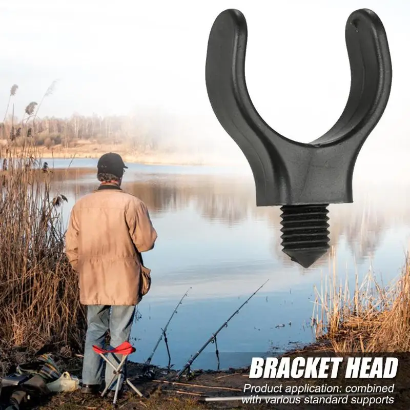 

Durable Fishing Rod Holders Delicate Design 3x Nylon Fishing Rod Rest Heads Grips Holders Carp Fishing Tackle Accessories