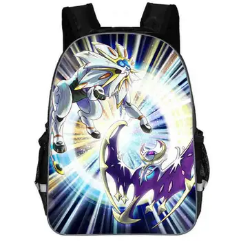 

Hot Anime Pokemon Backpack Boys Girls School Bags Children Pikachu Backpack for Teenagers Kids Gift Backpacks Schoolbags Mochila