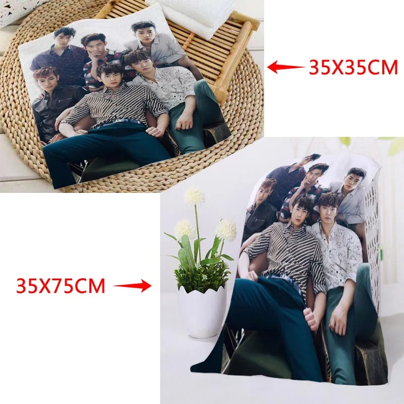 На заказ KPOP 2PM печатное квадратное полотенце s микрофибра абсорбирующее быстросохнущее полотенце хлопок Дети Beathroom мочалка платок - Цвет: 1