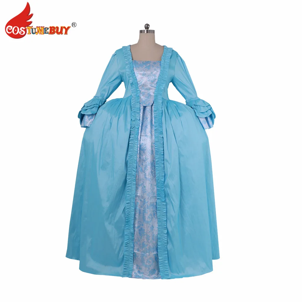 Costumebuy 18th Regency королева Версаль Антуанетта барокко платье в стиле рококо