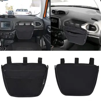 

The New Durable Car Front Passenger Seat Hanging Storage Bag Zipper Pouch for Jeep Wrangler