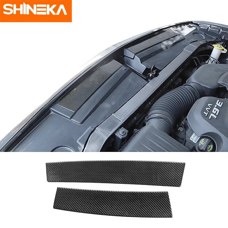 Наклейки SHINEKA из углеродного волокна для защиты автомобильного моторного отсека