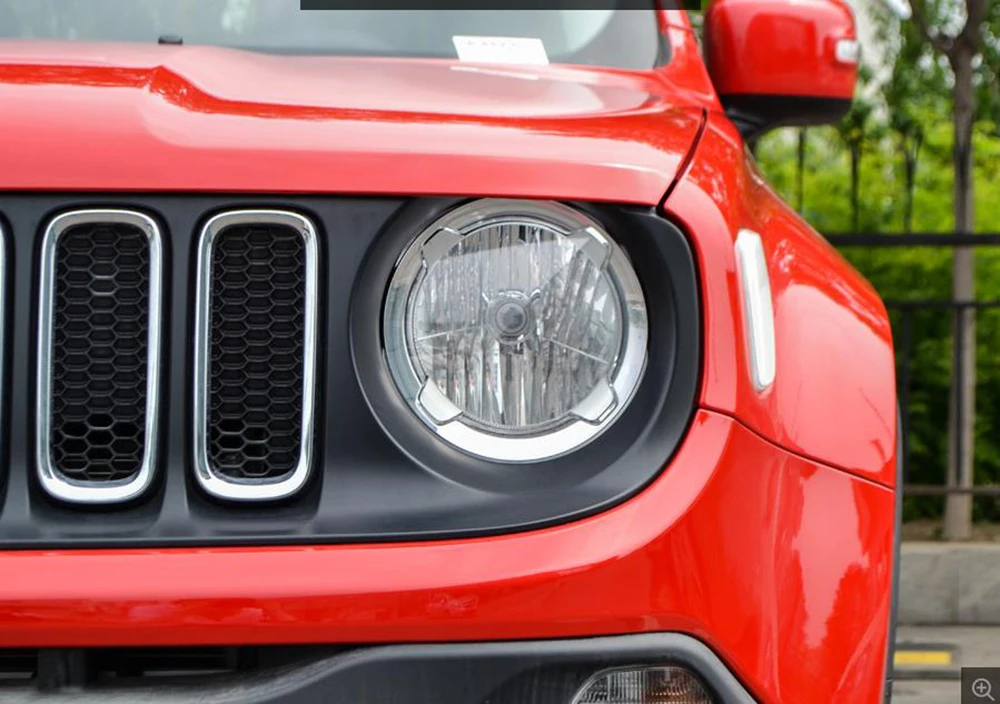 For Jeep Renegade Patriot Car Headlight Headlamp Clear Lens Auto Shell Cover