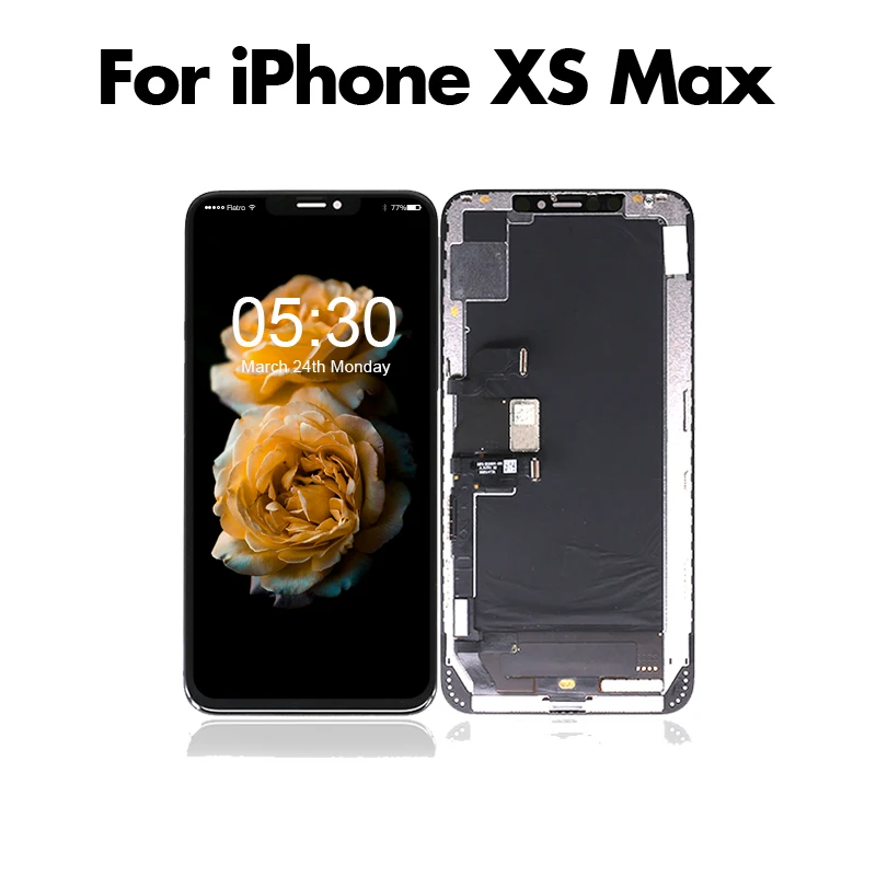 ЖК-дисплей для iPhone XS Max, ЖК-дисплей для iPhone XS Max, сенсорный экран, дигитайзер, замена, сборка