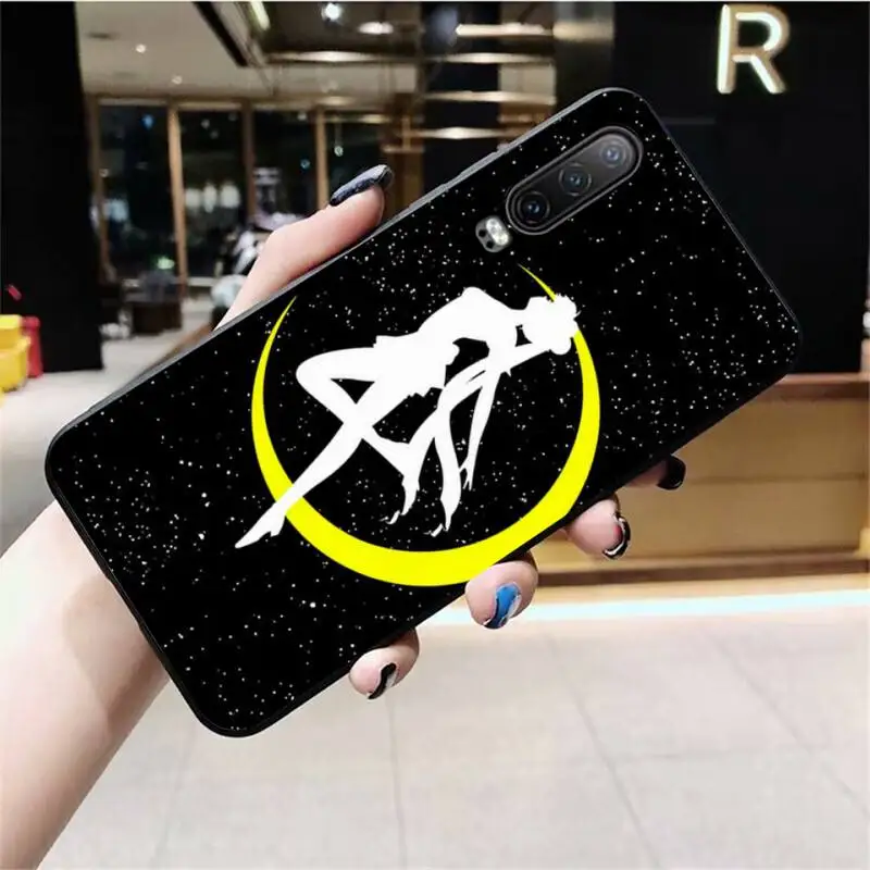 HPCHCJHM kawaii аниме Сейлор Мун мягкий черный чехол для телефона Huawei P40 P30 P20 lite Pro Mate 30 20 P