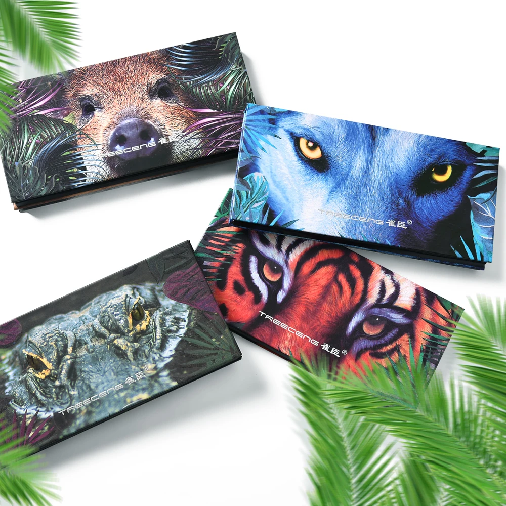 Music Rose Explorer 12 Colors Eye Shadow Pallete Matte Animal Eyeshadow Piglet Tiger Ice Wolf Crocodile No Fly Powder Cosmetic