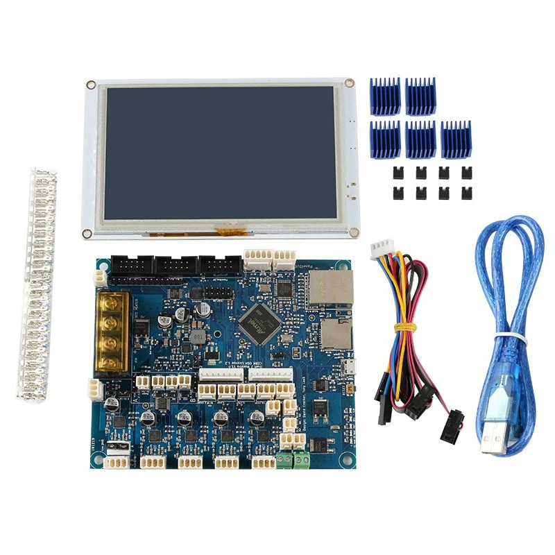 Клонированная версия Duet 2 Maestro Advanced 32 Bit электронная плата с 5 дюймов PanelDue 5I Встроенный цветной пресс-экран для 3D Pri