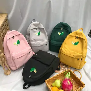 

Women Girl Backpack Shoulder Bag Avocado Printed Cartoon IG Pink Couple Travel Colleage Sport Phone Quality Hot