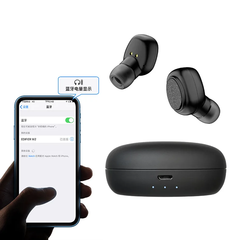 LYMOC беспроводные Bluetooth наушники V5.0 наушники TWS стерео гарнитура мини-гарнитуры шумоподавление микрофон Handfree для iPhone Xiaomi