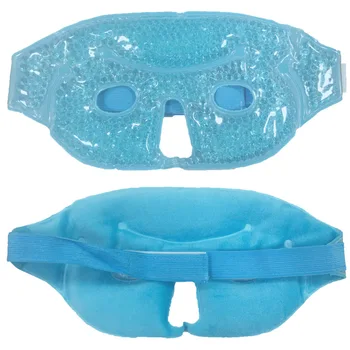 

Sleeping Eye Mask-Get Rid of Puffy Eyes-Migraine Relief,Sleeping,Travel Therapeutic Hot Cold Compress Pack with Cover Gel Beads