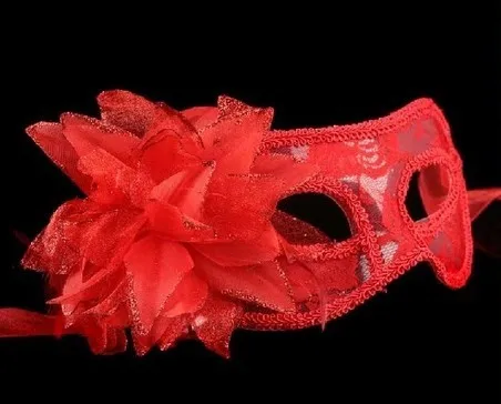 Lovely Sexy Lace Mask Halloween Costume Prop Transparent Party Ball Eye Masks Fancy Dress