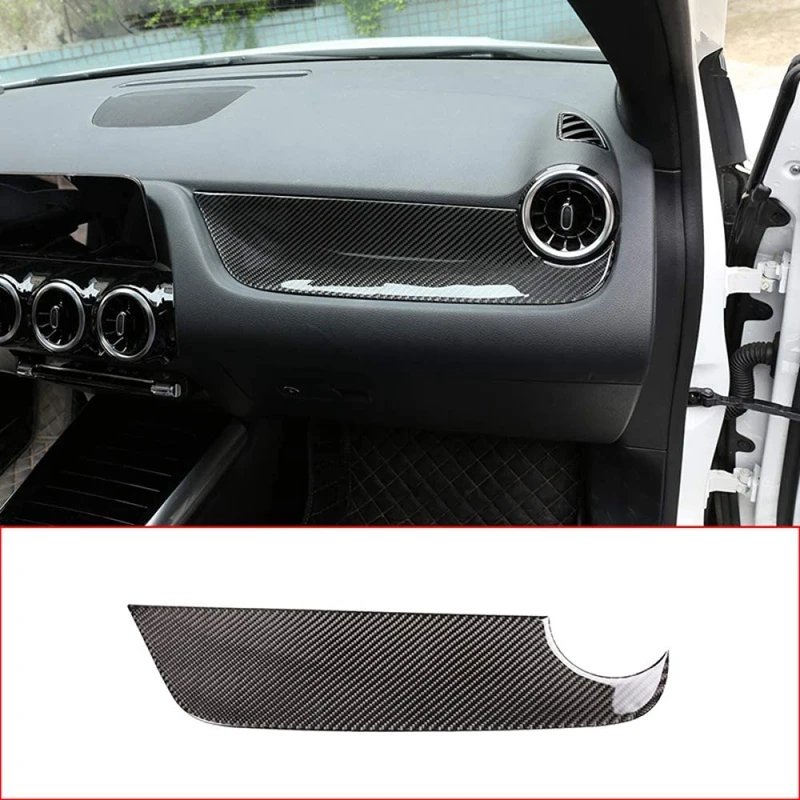 Мягкое углеродное волокно для Mercedes Benz B Class W247 2019 2020 ко пилот Центральная панель