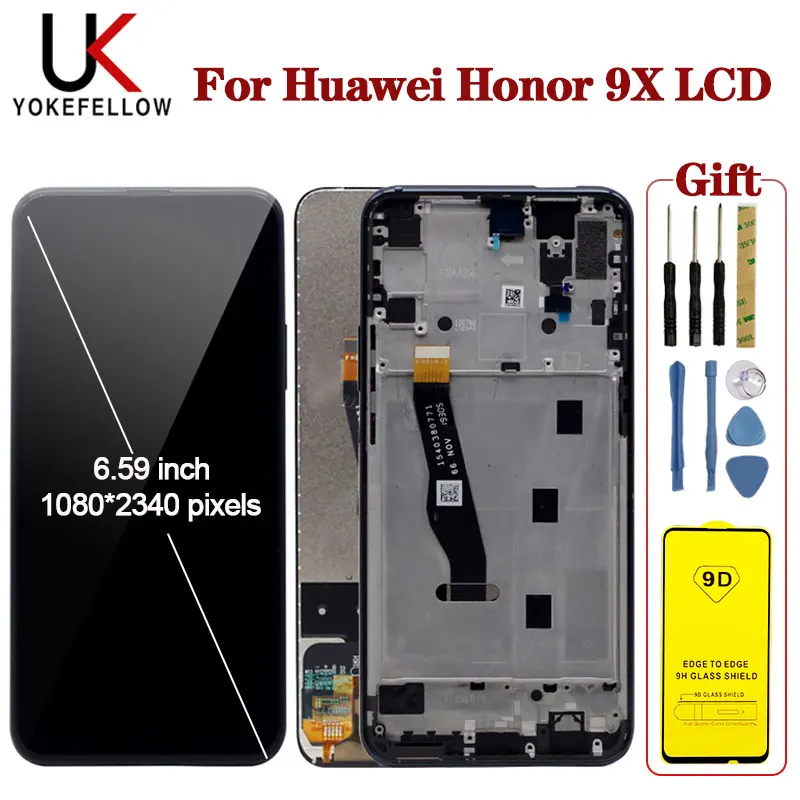 

Display for Huawei Honor 9X LCD Display Touch Screen Digitizer Assembly Parts Repalcement Screen for Huawei Honor 9X Display