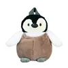 Cute Penguin Plush Backpack For Girls Khaki Penguin Plush Shoulder Bag Birthday Best Gift For Girls Soft Small Bag 5