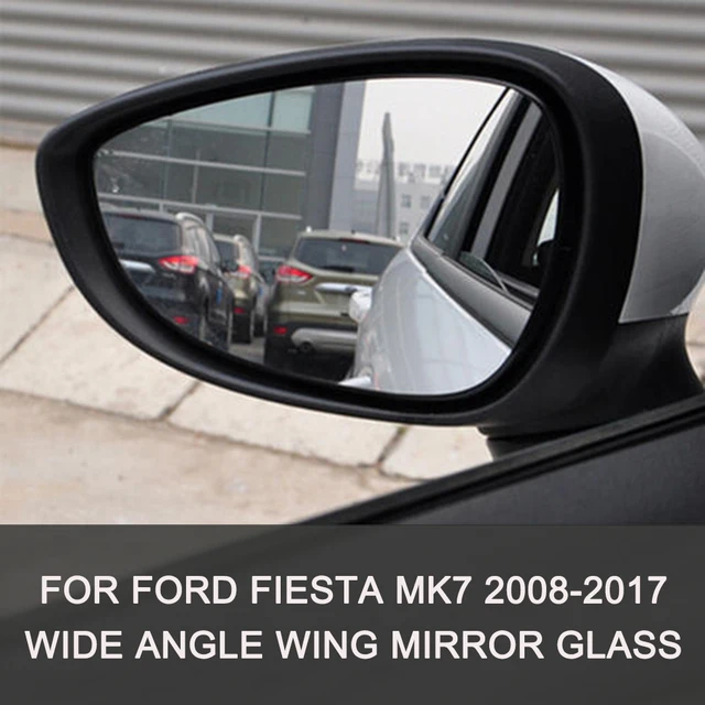 Right Hand Drivers Side Replacement for Ford Fiesta Mk7 2008-2017 Wide Angle Wing Mirror Glass