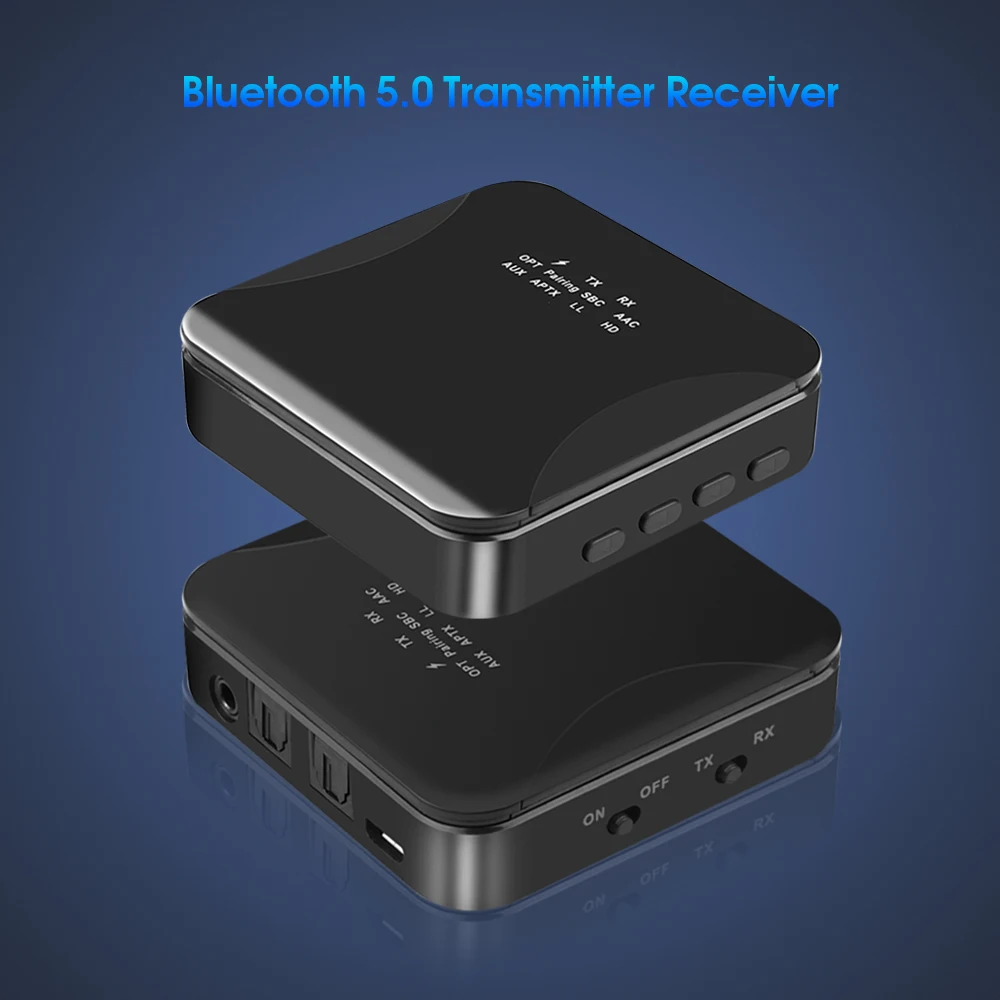 

KEBIDU CSR8675 Bluetooth RCA Receiver 5.0 AptX LL 3.5mm Jack Aux Wireless Transmitter for TV Car RCA 3.5 Audio Receiver
