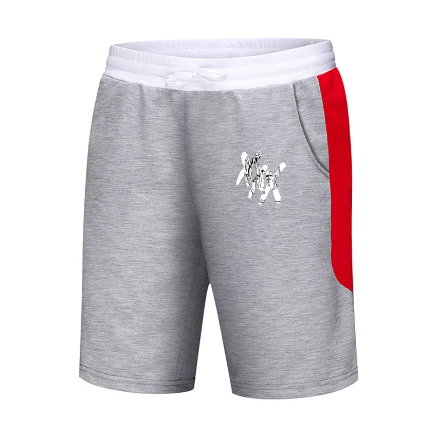 lightgrey117 Шорты мужские s бермуды летние пляжные мужские шорты Pumba с буквенным принтом Мужские брендовые Шорты повседневные Фитнес бегун Большие размеры 3XL - Цвет: lightgrey117