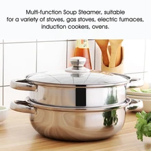 Cookware Steamer Cooking Steamers Utensil Cooking Tools Stainless Steel Kitchenware Set Food Pot Supplies Steaming Kitchen Tools