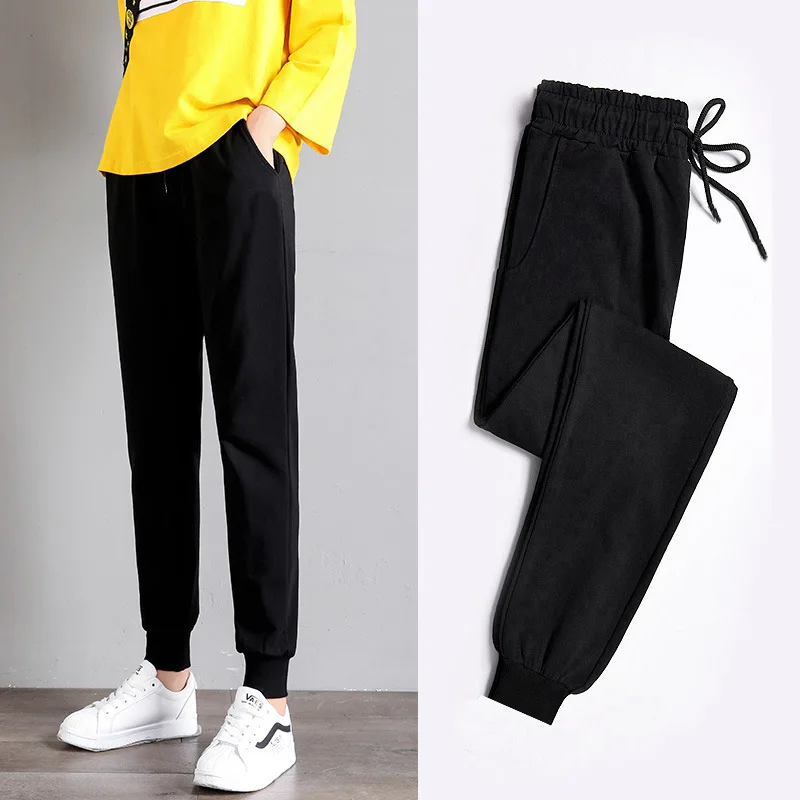 

Spring And Autumn Women Sports Pants 2020 New Loose Korean Version Was Thin And High Waist Wild Harem Pants Urban Street Casual