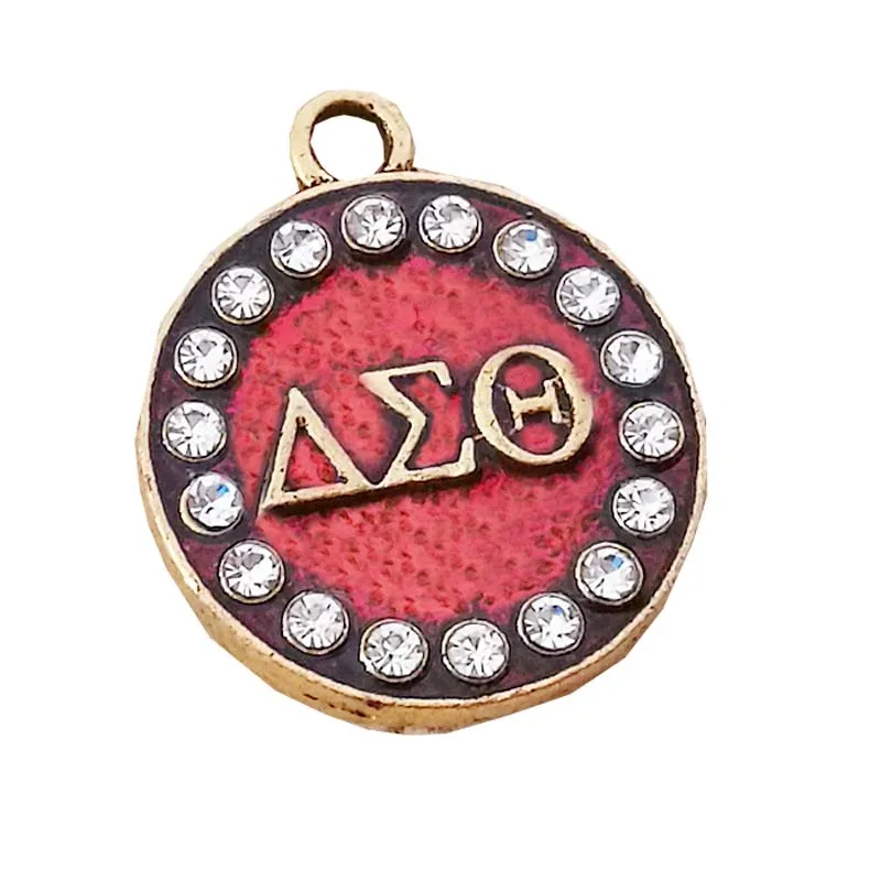 

Greek sorority Dive Nine Dst AEO Delta Sigma Theta DIY charm