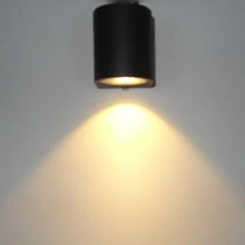 Becostar наружный светодиодный настенный светильник, светильник вверх и вниз 6 Вт настенный светильник для крыльца, теплый белый, черный