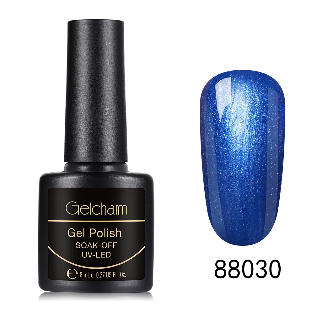 88030 Gelcharm 8 мл сменная серия Гель-лак для ногтей УФ светодиодный отмачиваемый лак для ногтей Блеск для ногтей салон маникюрный лак - Цвет: 88030