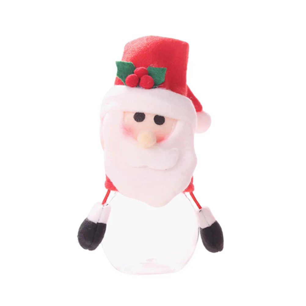 

1PC Gift Candy Jar Creative Christmas Cute Portable Candy Organizer Food Storage Jar for Biscuit Cookies