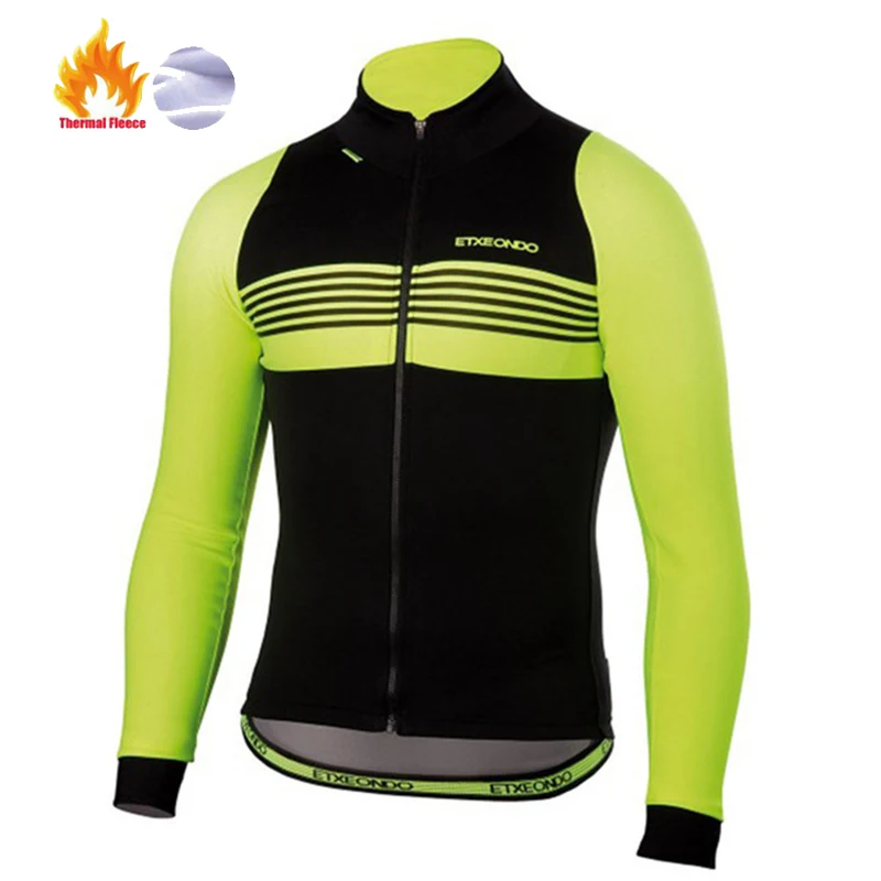 Winter autumn etxeondo ciclismo invierno winter jacket long sleeve jersey Thermal fleece bicycle shirt ciclismo invierno hombre