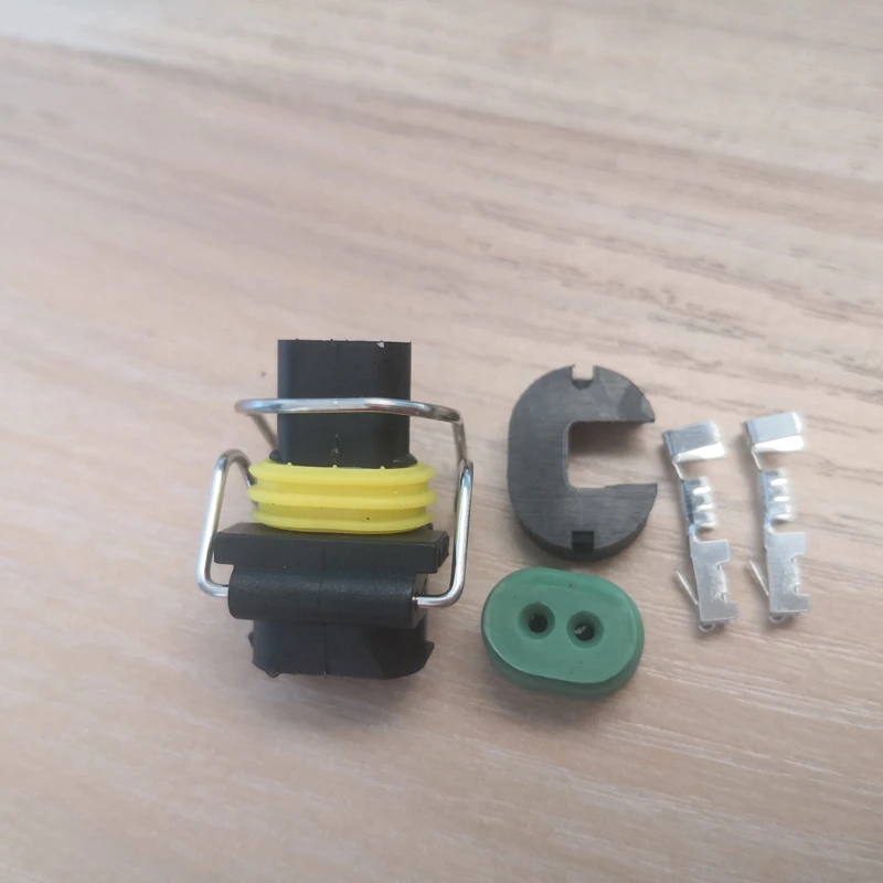 2/6/10/20/50 шт DJ7024Y-1.5-21Automotive 2 Pin 2 Way Топливная форсунка авто разъем для собаки кошки E320 323 325 329 330 C7C9 с терминалы