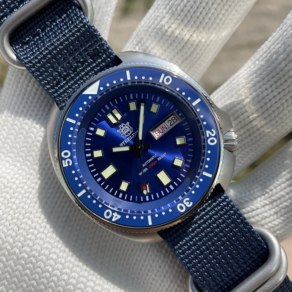 11.11 Sale ! STEELDIVE 2021 New Arrival 44mm Captain Willard Watch Dive Watches Sapphire Watch Men Automatic Wristwatch Date