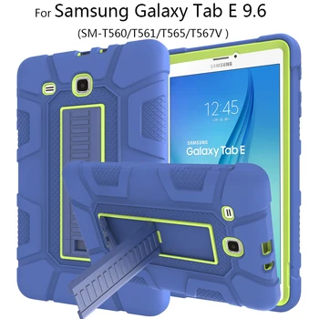 

For Samsung Galaxy Tab E 9.6 Case T560/T561/T565/T567V Shockproof Case Stand Armor Tablet Cover For Samsung Tab E 9.6 Case