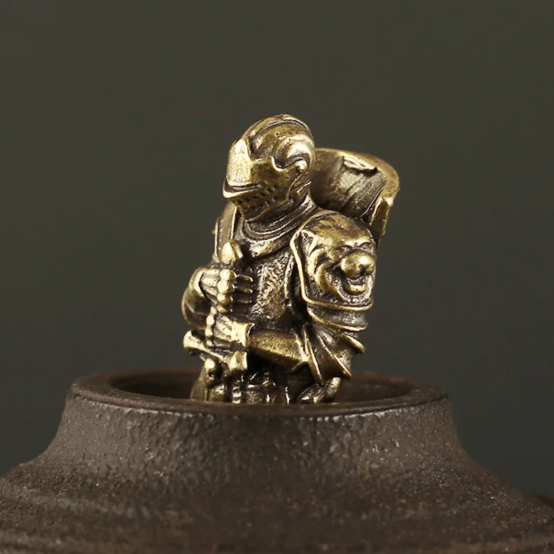 brass bead keychain (8)