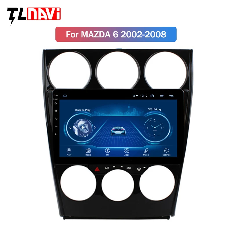 Flash Deal Android 8.1 Car GPS multimedia player for Old Mazda 6 2002-2008 Support Steering Wheel Control OBD2 Carplay DVR 0