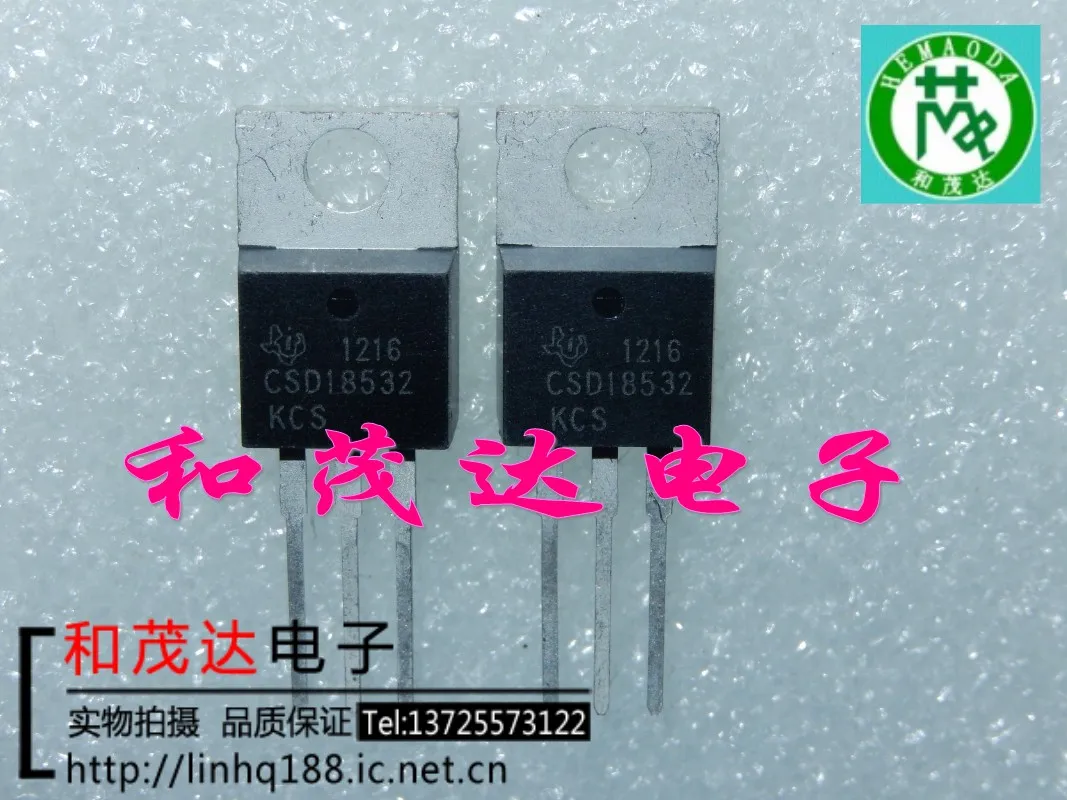 5 шт., новые оригинальные кнопки CSD18510KCS-220 CSD18510 40V204A на