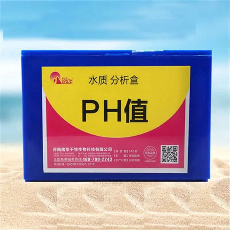 pH Капля проверки для аммиака азот нитрит растворенный кислород pH Тест на жесткость воды - Цвет: pH