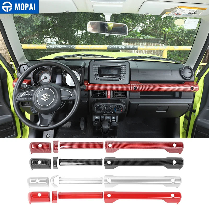 MOPAI Car Stickers for Suzuki Jimny JB74 2019+ Car Central Control Handle Decoration for Suzuki Jimny 2019+ Accessories
