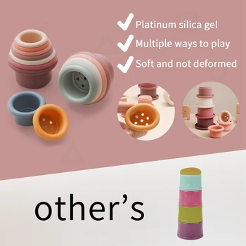 Silicone Stacking Cups - Silicone Toys 5