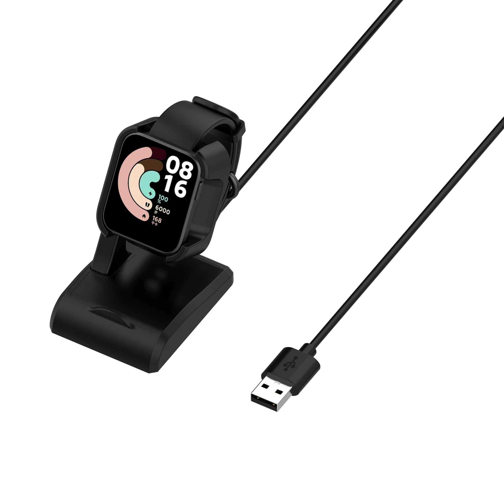 Зарядный USB-кабель для XiaoMi Mi Watch lite, кабель для быстрой зарядки, портативное зарядное устройство для смарт-часов Redmi, аксессуары для часов (art.: 3920b52ee7003) - 3920b52ee7003