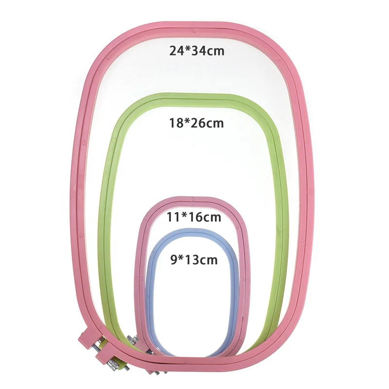 Вышивка пластиковая рамка обручи рукоять квадратная вышивка крестиком рамка обруч Швейные ремесленные аксессуары DIY Швейные Инструменты