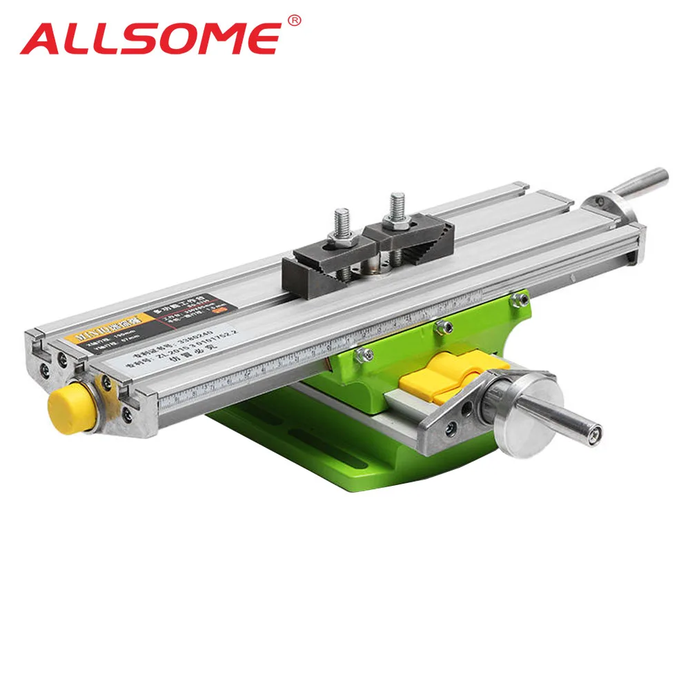 

ALLSOME MINIQ BG6330 Mini Precision Milling Machine Worktable Multifunction Drill Vise Fixture Working Table HT2829