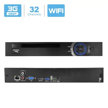 

BESDER HI3535 FULL HD 1080P CCTV NVR 32CH Surveillance Video Recorder 32CH NVR Motion Detect FTP 3G Wifi Function 2SATA Port