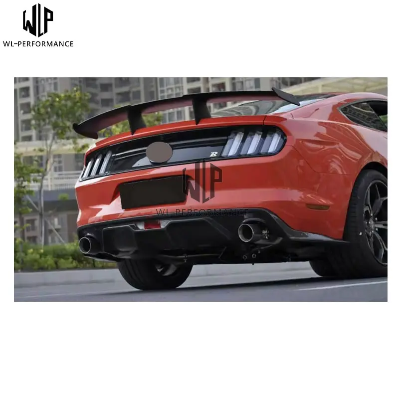 Mustang углеродное волокно передняя губа шкив Нижняя губа бампер Автомобильный кузов комплект для Ford Mustang- Автомобиль Стайлинг использование