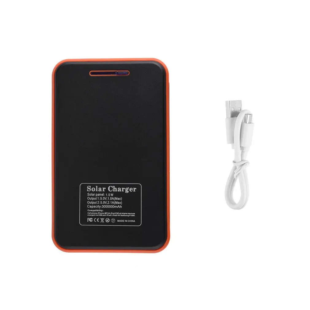 

Solar Power bank 30000mAh Portable Waterproof Solar Charger powerbank 300000 mAh Dual USB External Battery Power Bank Sale