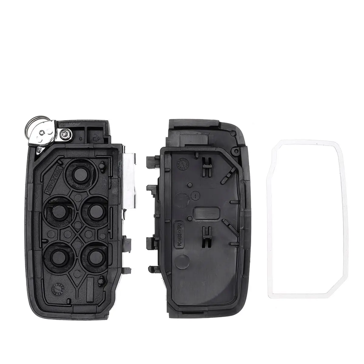Комплект из 2 предметов; 5 кнопки дистанционного ключа FOB оболочка для Smart ключа чехол для LAND ROVER LR4 для Range ROVER Sport Evoque 2012 2013